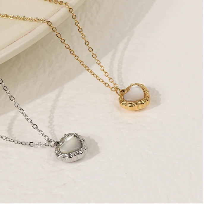 Pearl Heartbeat Necklace